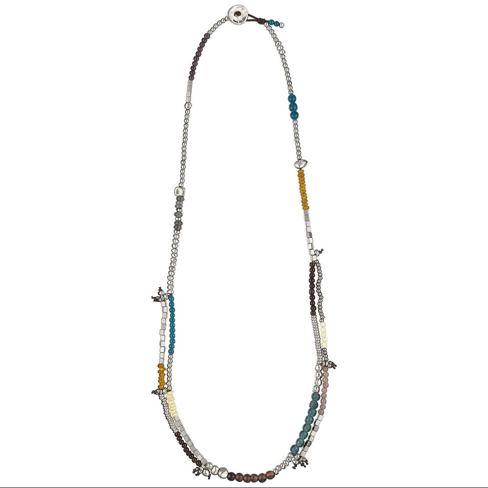 Uno De 50 Juggling Balls Beaded Layered Necklace